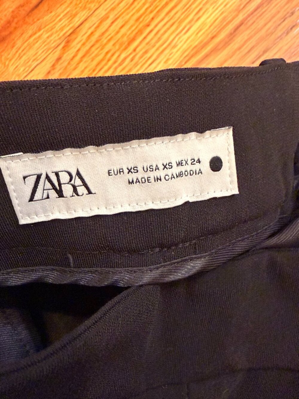 Wide Leg Black Trousers